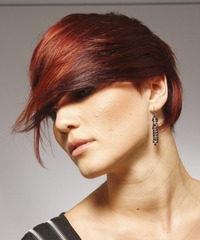 Alternative Short Straight Hairstyle - click to view hairstyle information