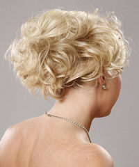 Formal Updo Long Curly Hairstyle - click to view hairstyle information
