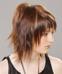 Alternative Medium Straight Hairstyle - click to view hairstyle information