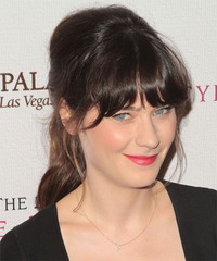 Zooey Deschanel Hairstyle - click to view hairstyle information