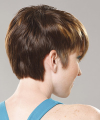 Casual Short Straight Hairstyle - click to view hairstyle information