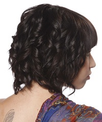 Formal Medium Curly Hairstyle - click to view hairstyle information