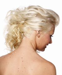 Formal Long Curly Hairstyle - click to view hairstyle information