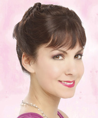 Formal Updo Long Straight Hairstyle - click to view hairstyle information