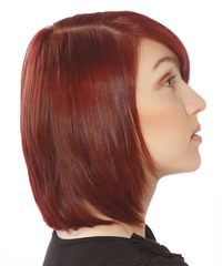 Formal Medium Straight Hairstyle - click to view hairstyle information