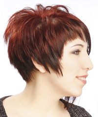 Alternative Short Straight Hairstyle - click to view hairstyle information
