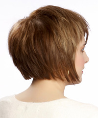 Casual Medium Straight Hairstyle - click to view hairstyle information