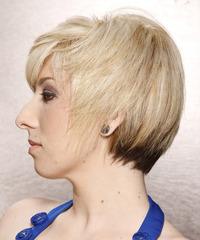 Formal Short Straight Hairstyle - click to view hairstyle information