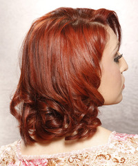 Formal Medium Curly Hairstyle - click to view hairstyle information