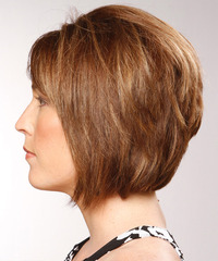 Formal Medium Straight Hairstyle - click to view hairstyle information