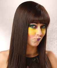 Formal Long Straight Hairstyle - click to view hairstyle information