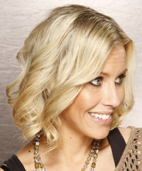 Formal Medium Wavy Hairstyle - click to view hairstyle information