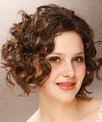 Formal Short Curly Hairstyle - click to view hairstyle information