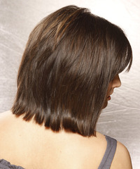 Casual Medium Straight Hairstyle - click to view hairstyle information