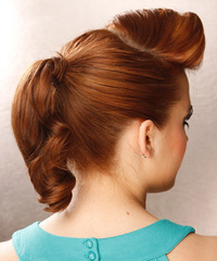 Formal Updo Long Curly Hairstyle - click to view hairstyle information