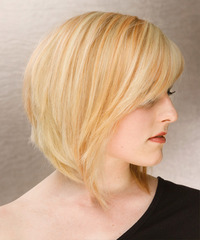 Formal Medium Straight Hairstyle - click to view hairstyle information