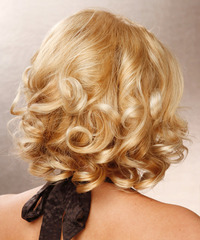 Formal Medium Wavy Hairstyle - click to view hairstyle information