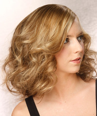 Formal Medium Wavy Hairstyle - click to view hairstyle information