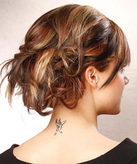 Formal Updo Long Curly Hairstyle - click to view hairstyle information