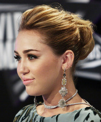 Miley Cyrus Hairstyle - click to view hairstyle information