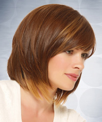 Casual Medium Straight Hairstyle - click to view hairstyle information