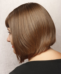 Formal Medium Straight Hairstyle - click to view hairstyle information