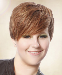 Casual Short Straight Hairstyle - click to view hairstyle information