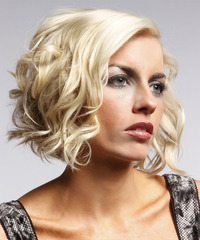 Formal Short Wavy Hairstyle - click to view hairstyle information