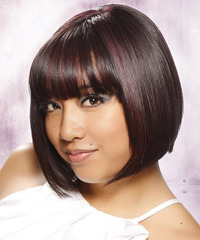 Formal Short Straight Hairstyle - click to view hairstyle information