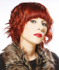 Alternative Medium Wavy Hairstyle - click to view hairstyle information