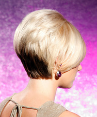 Formal Short Straight Hairstyle - click to view hairstyle information