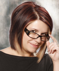 Casual Medium Straight Hairstyle - click to view hairstyle information