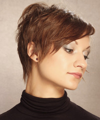 Casual Short Straight Hairstyle - click to view hairstyle information