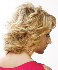 Formal Medium Wavy Hairstyle - click to view hairstyle information