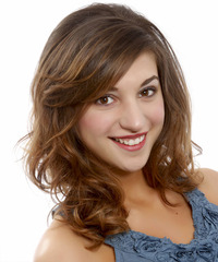 Casual Medium Wavy Hairstyle - click to view hairstyle information