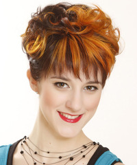 Formal Short Curly Hairstyle - click to view hairstyle information