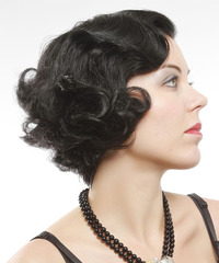 Formal Short Curly Hairstyle - click to view hairstyle information