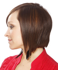 Formal Medium Straight Hairstyle - click to view hairstyle information