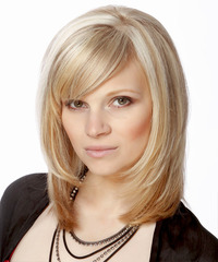 Formal Medium Straight Hairstyle - click to view hairstyle information