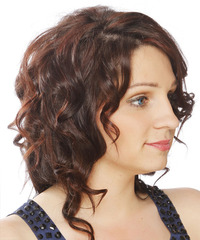 Formal Medium Curly Hairstyle - click to view hairstyle information