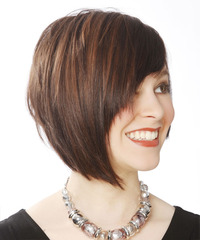 Casual Short Straight Hairstyle - click to view hairstyle information