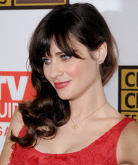 Zooey Deschanel Hairstyle - click to view hairstyle information