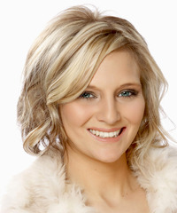 Formal Medium Wavy Hairstyle - click to view hairstyle information