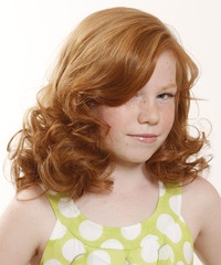 Formal Medium Wavy Hairstyle - click to view hairstyle information