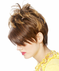Alternative Short Straight Hairstyle - click to view hairstyle information