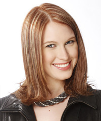 Formal Medium Straight Hairstyle - click to view hairstyle information