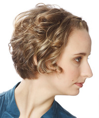 Casual Short Wavy Hairstyle - click to view hairstyle information