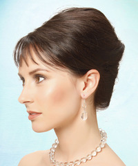 Formal Updo Long Straight Hairstyle - click to view hairstyle information