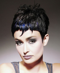 Alternative Short Straight Hairstyle - click to view hairstyle information