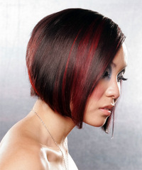 Alternative Medium Straight Hairstyle - click to view hairstyle information